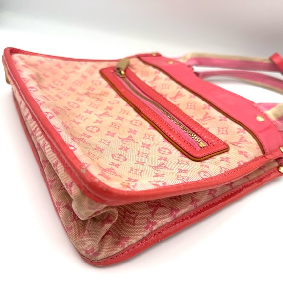 Louis Vuitton Strawberry Pink Monogram Mini Lin Sac Kathleen Bag - Picture 7 of 13